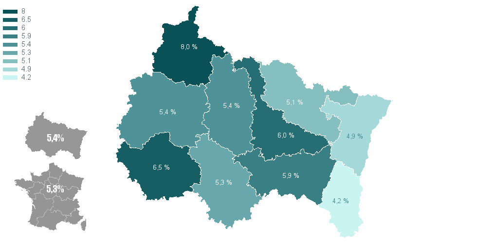 Carte choroplthe de ChoroVAr