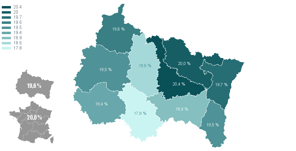 Carte choroplthe de ChoroVAr