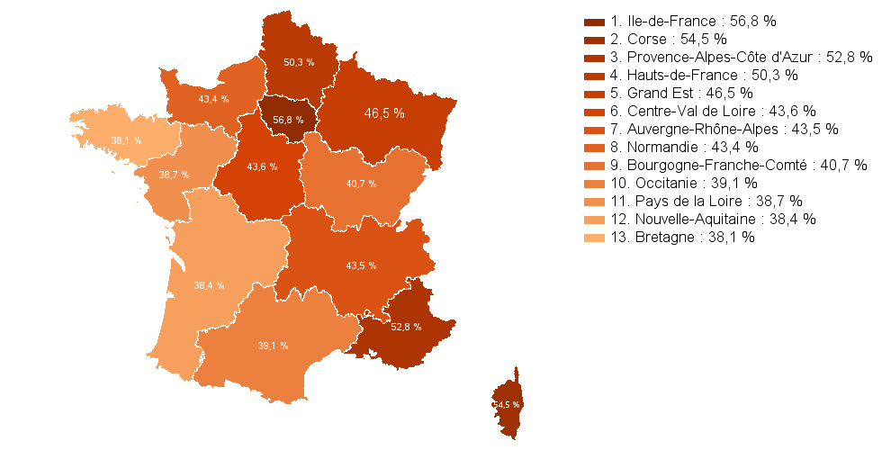 Carte choroplthe de ChoroVar