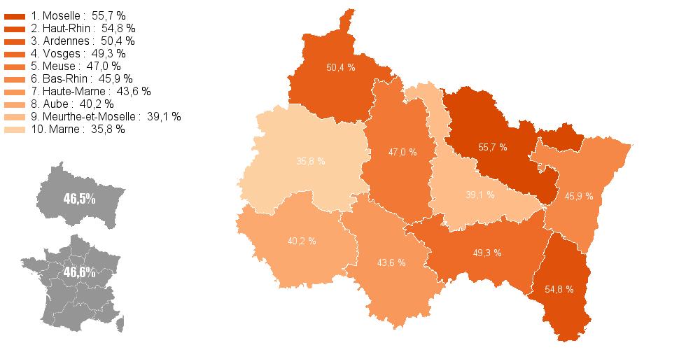 Carte choroplthe de ChoroVAr