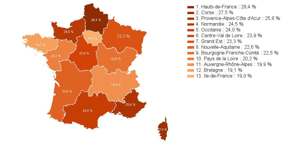 Carte choroplthe de ChoroVar