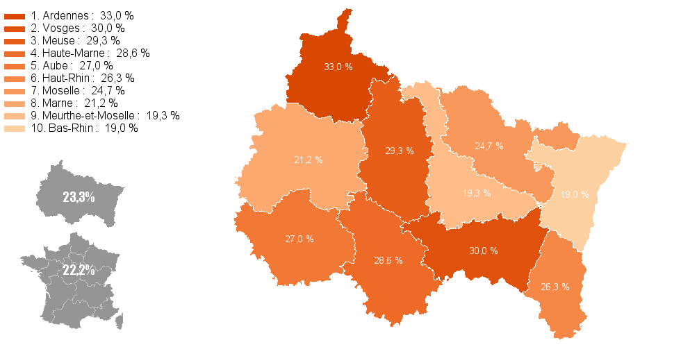 Carte choroplthe de ChoroVAr