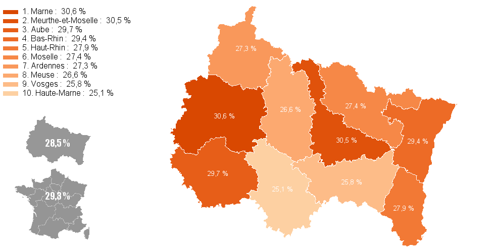 Carte choroplthe de ChoroVAr