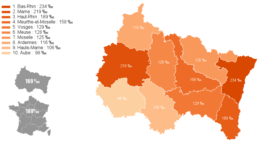 Carte choroplthe de ChoroVAr