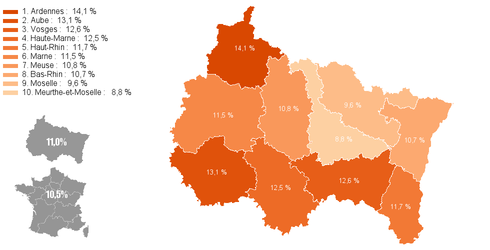 Carte choroplthe de ChoroVAr